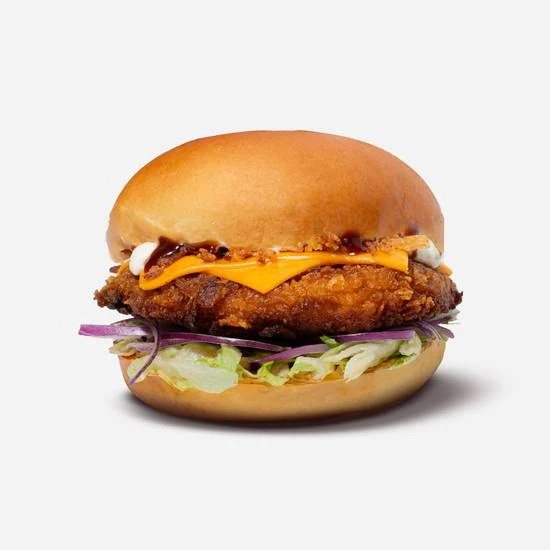 Le burger Monster au poulet croustillant